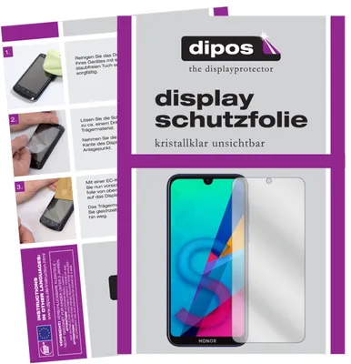 Produktbild von 2x Schutzfolie für Honor Play 8 klar Displayschutzfolie Folie Display Schutz dipos