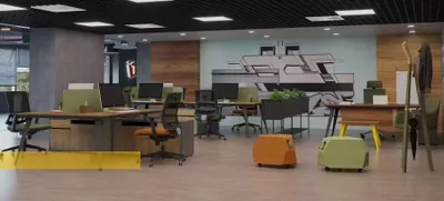 Zdjęcie produktu dla Biurko narożne stół biurowy brązowy duże biurka gabinetowe meble biurkowe