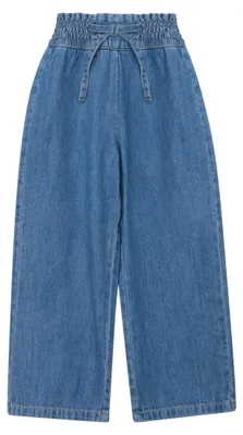 Immagine prodotto di Jeans per bambine s.Oliver Junior – Gamba ampia, cintura elasticizzata, in denim