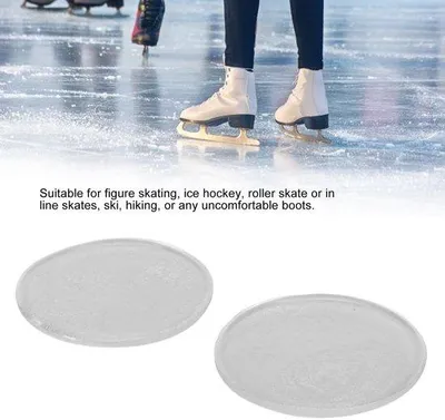Imagen del producto de Almohadillas para una pierna hechas de gel suave: protección para una sola pierna, ideales para patinaje, juego de 2 unidades, ligeras y compactas. Almohadillas para una pierna