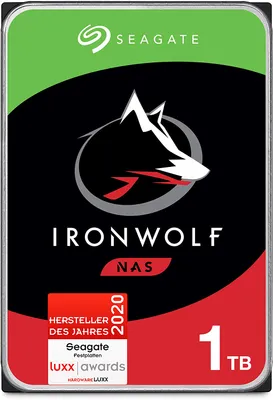 Produktbild von IronWolf ST1000VN002 Interne Festplatte 3,5 Zoll 1000 GB Serial ATA III