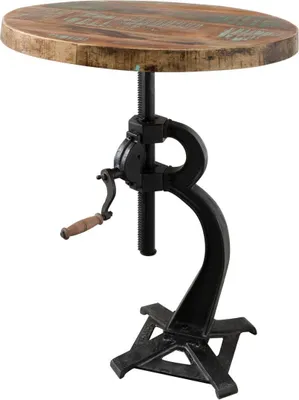 Immagine prodotto di MASSIVMOEBEL24 | tavolo d'appoggio in legno di Legno riciclato 75x75x75 multicolore laccato INDUSTRIAL #22