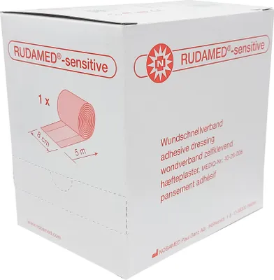 Produktbild von Noba Rudamed-sensitive Wundschnellverband (8 cm x 5 m, 12 Stück)