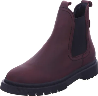 Produktbild von Tamaris Damen Chelsea Boot Leder Stiefelette lose Einlage Stretcheinsätze 1-25829-43, Größe:37 EU, Farbe:Rot