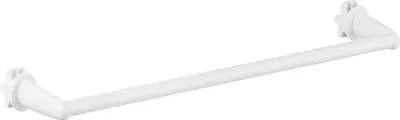 Produktbild von Handtuchstange weiß, 36 cm, für Handtuchheizkörper, platzsparend