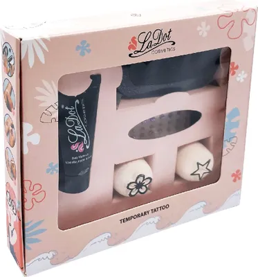 Produktbild von COLOP Tattoo-Stempel-Set LaDot Set S 5-teilig