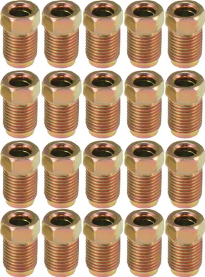 Produktbild von 20 Stück Auto Messing Bremsleitung Mutter Armaturen M10 x 1.0 Gewinde
