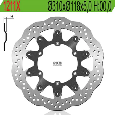 Produktbild von NG Bremsscheibe für SUZUKI DR-Z SM 400