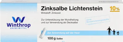 Produktbild von Zinksalbe Lichtenstein 10 %, 100 g Salbe