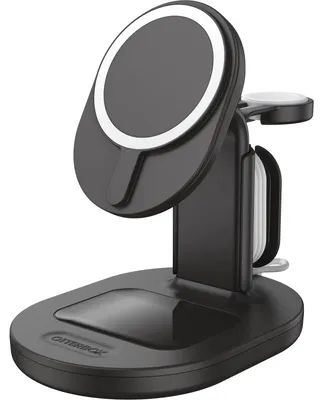 Produktbild von OtterBox kabellose 3 in 1 MagSafe Ladestation, Schwarz