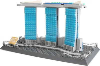 Produktbild von WANGE The Marina Bay Sands, Bausatz, 6 Jahr(e), ABS, 881 Stück(e)