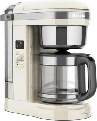 Produktbild von KitchenAid Filterkaffeemaschine 5KCM1209 EAC Creme bis 12 Tassen 1100 W einstellbare Kaffeestärke Aromawahlfunktion Warmhaltefunktion Permanentfilter