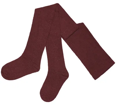 Obrázok produktu pre Dámske bavlnené pančuchové nohavice, klasický model, farba: amarant, veľkosť: 36-38