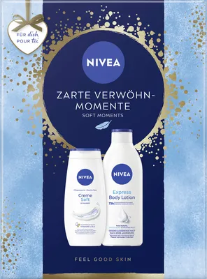 Produktbild von NIVEA Zarte Verwöhnmomente Creme Soft Dusche und Body Lotion 2tlg