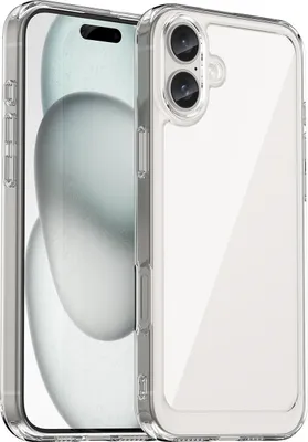 Image de Coque pour iPhone 16 Plus transparente, coque de protection antichoc en silicone TPU Transparent