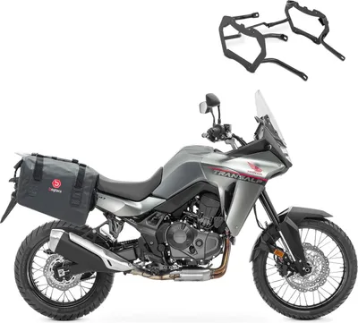Obrázok produktu pre Sedlové brašne + nosič batožiny vhodné pre Honda Transalp XL 750 23-25 K