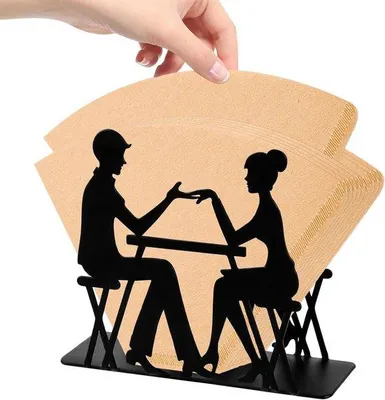 Immagine prodotto di Portafiltro per 120 filtri, ideale per bar, caffetterie e uso domestico, nero