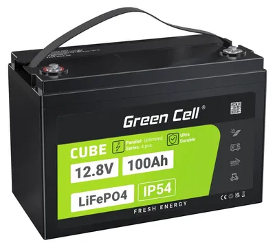 Image de Green Cell LFPGC12V100AH UPS battery Lithium Iron Phosphate (LiFePO4) 12.8 V 100 Ah