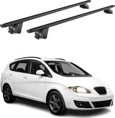 Produktbild von Dachträger Grundtäger für Seat Altea Freetrack XL 2007-15 100kg Alu ABE Schwarz