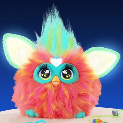 Productafbeelding van Hasbro Furby, interactief pluche knuffel met meer dan 600 zinnen en liedjes (Spaanse versie)