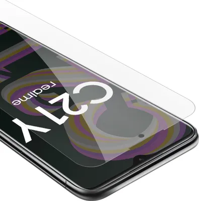 Produktbild von Cadorabo Panzer Folie für Realme C21Y / C25Y Schutzfolie in Transparent Gehärtetes Tempered Display-Schutzglas