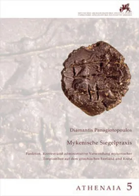 Obrázek produktu pro Panagiotopoulos, D: Mykenische Siegelpraxis