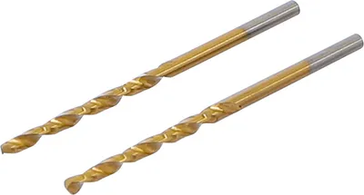 Immagine prodotto di BGS Punte elicoidali HSS-G nitrurate al titanio 2,5 mm 2 pezzi. - 2040-2.5