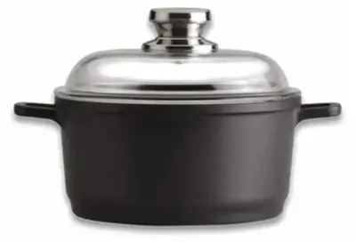 Zdjęcie produktu dla BergHOFF 2307219, 6,8 l, Czarny, Aluminium, Czarny, Aluminium, Szkło