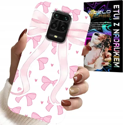 Produktbild von Fall Für Xiaomi Note 9 Pro / 9S - Rosa Schleife Mode Designs Fall