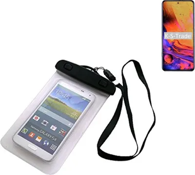 Produktbild von K-S-Trade Schutz Hülle Handy Hülle Kompatibel mit ZTE Axon 30 Pro Beach Bag wasserdicht 16cm x 10cm Schutzhülle Staub Sand Flachwasser Beachbag
