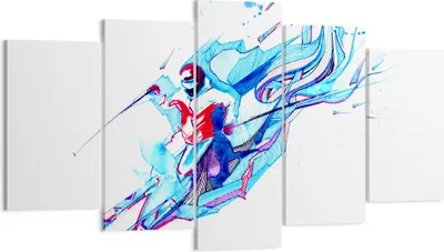 Produktbild von Bild auf Leinwand - Leinwandbild - Action Sport Aktivität - 160x85cm - Wand Bild - Wanddeko - Leinwanddruck - Bilder - Kunstdruck - Wanddekoration - Leinwand bilder - Wandkunst - EA160x85-3058