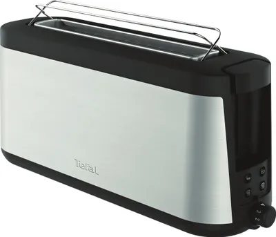 Produktbild von TEFAL Toaster TL4308 Element Langschlitz 1000W Edelstahl/schwarz