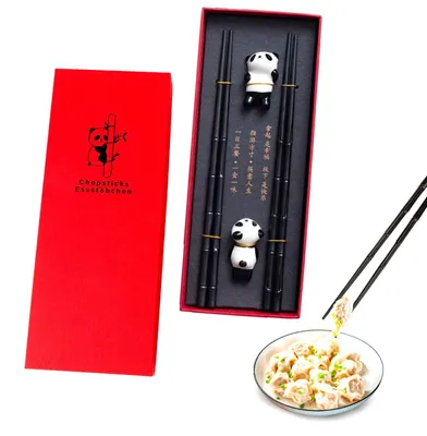 Essstäbchen 2 Paar, Antirutsch, Sushi-Stäbchen, spülmaschinengeeignet