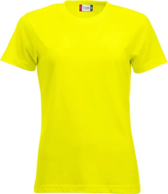 Produktbild von Damen T-Shirt Classic-T Rundstrick mit doppeltem Kragenbündchen Elasthan