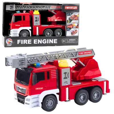 Produktbild von Feuerwehrauto mit Ausleger, Feuerwehrantrieb, Wassergießen, Lichtergeräusche
