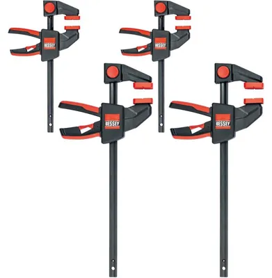 Produktbild von BESSEY 4 x Einhandzwingen EZM-EZL-SET 2 x 150 mm + 2 x 300 mm