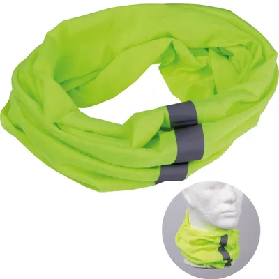 Produktbild von Schal mit Reflektorstreifen / Farbe: gelb