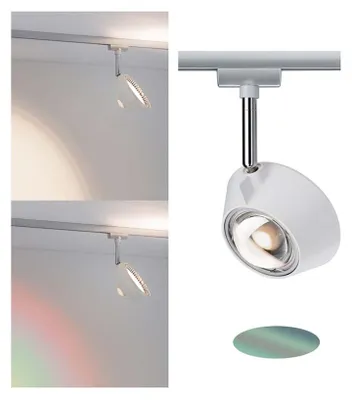 Zdjęcie produktu dla Paulmann 949.79, Halogen montowany do szyny, 1 szt., LED, 360 lm, 230 V, Chrom, Biały