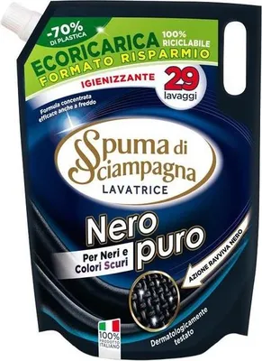 Produktbild von Lavatrice Liquido Sacco Nero 29 Waschgänge 1.305l - Spuma di Sciampagna