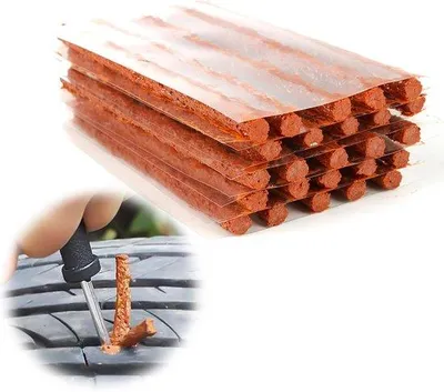 Productafbeelding van Bandenreparatieset - Reparatieset banden - Banden Lek Repareren - 25 Delig - Tubeless Banden - Zwart