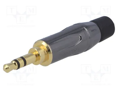 Image de 1 x connecteur stéréo mâle droit, prise jack 3,5 mm, pour câbles KS3PC-AU, connecteur jack