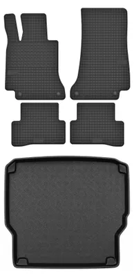 Obrázok produktu pre Gumové autokoberce SolidTread + vaňa kufra pre: Mercedes-Benz trieda C W205 2015- kombi 5 ks