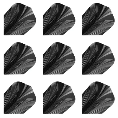 Produktbild von Harrows | Prime Predator | Dart Flights | 100 Mikron | Grau | 3 Sets = 9 Flights