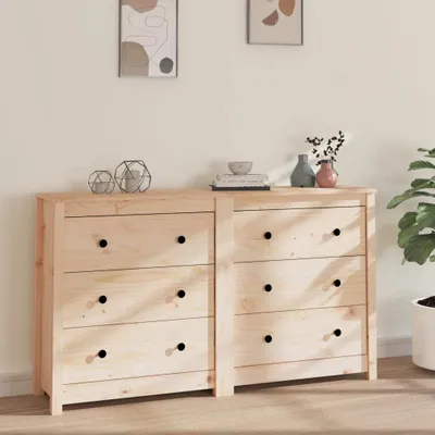 Obrázek produktu pro vidaXL Příborník 140x35x80 cm z masivního borovicového dřeva
