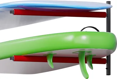 Produktbild von Wandhalterung Aufbewahrung Halter für Surbfett SUP Boardhalter 2 Ebenen 10323