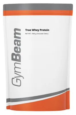 Produktbild von GymBeam - Protein True Whey, 1000 g, Schokoladenkirsche