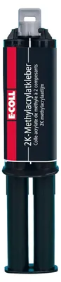 Produktbild von E-Coll 2K-Methylacrylat-Kleber 25g Doppelkammerspritze , 4317784464963