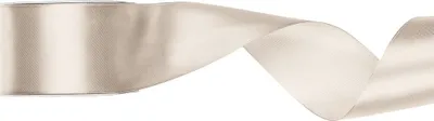 Produktbild von Satinband, gebrochenes Weiß, 50 mm, 25 m
