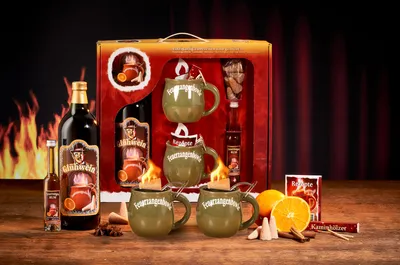 Produktbild von Feuerzangentasse Geschenkset | Klassisch | Oliv