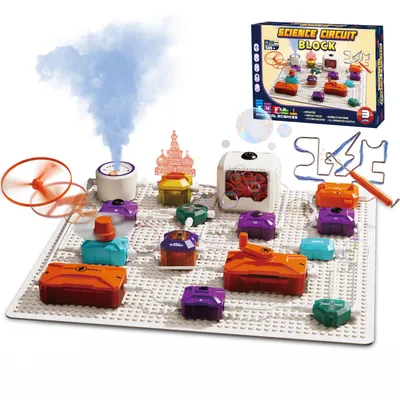 Produktbild von Experimentierkasten Elektronik Baukasten, Experimente für Kinder, 50 STEM Physikspielzeug